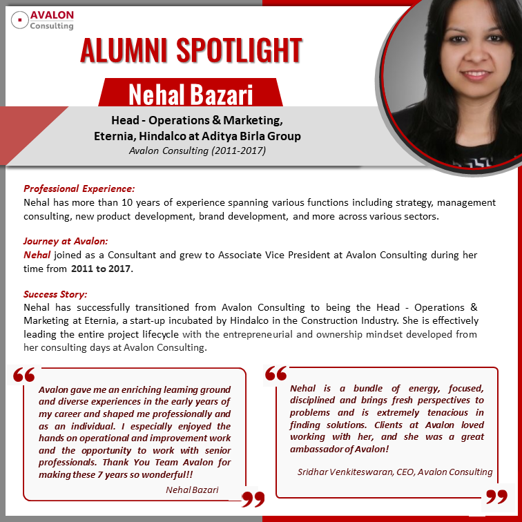 Alumni Spotlight Nehal Bazari
