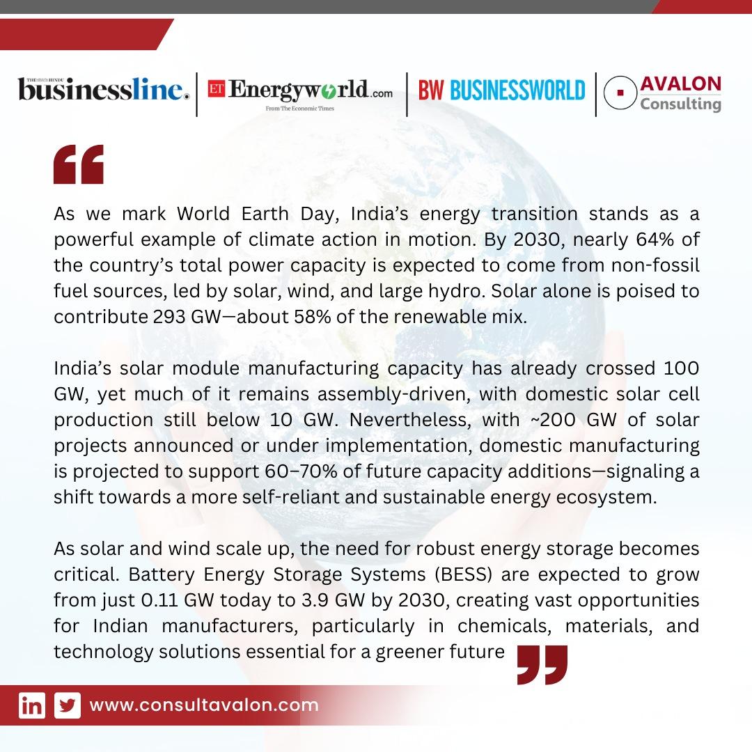 Thoughts on Renewability Sector for World Earth Day