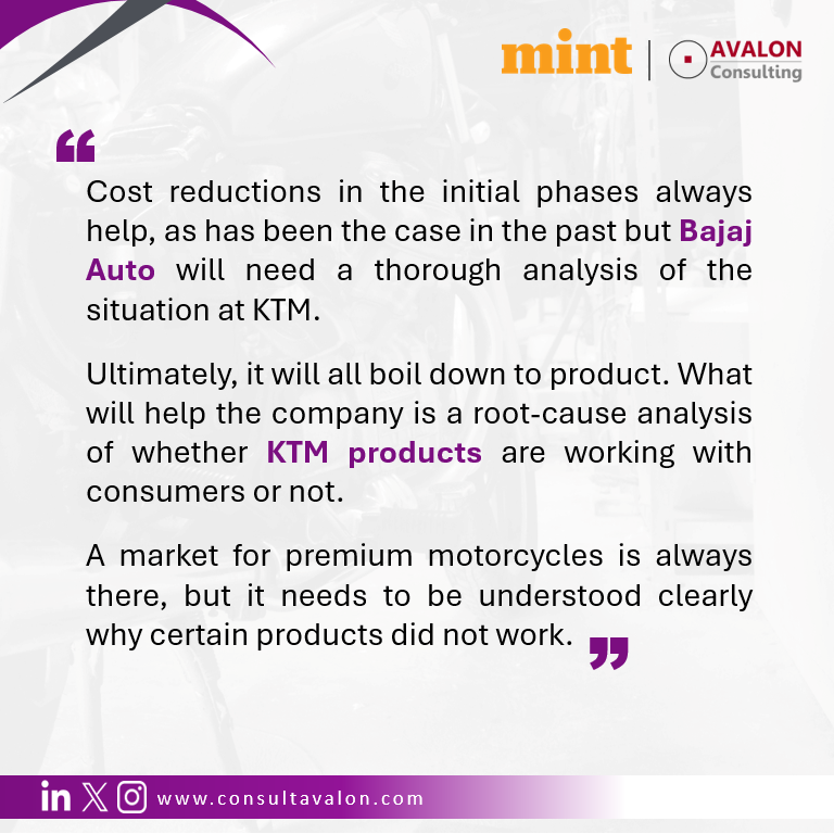 Bajaj Auto readies big overhaul at KTM