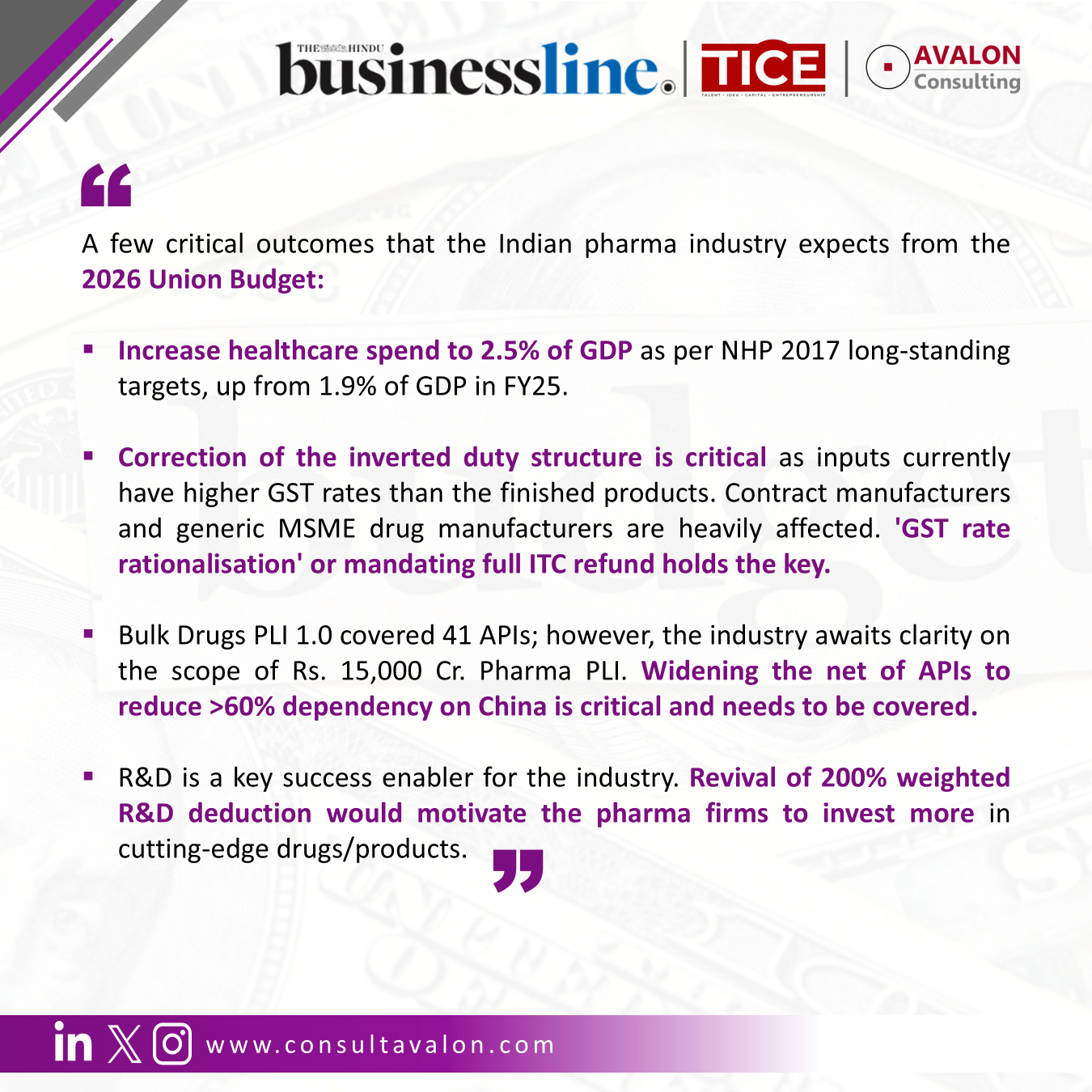 key policy levers for indian pharma