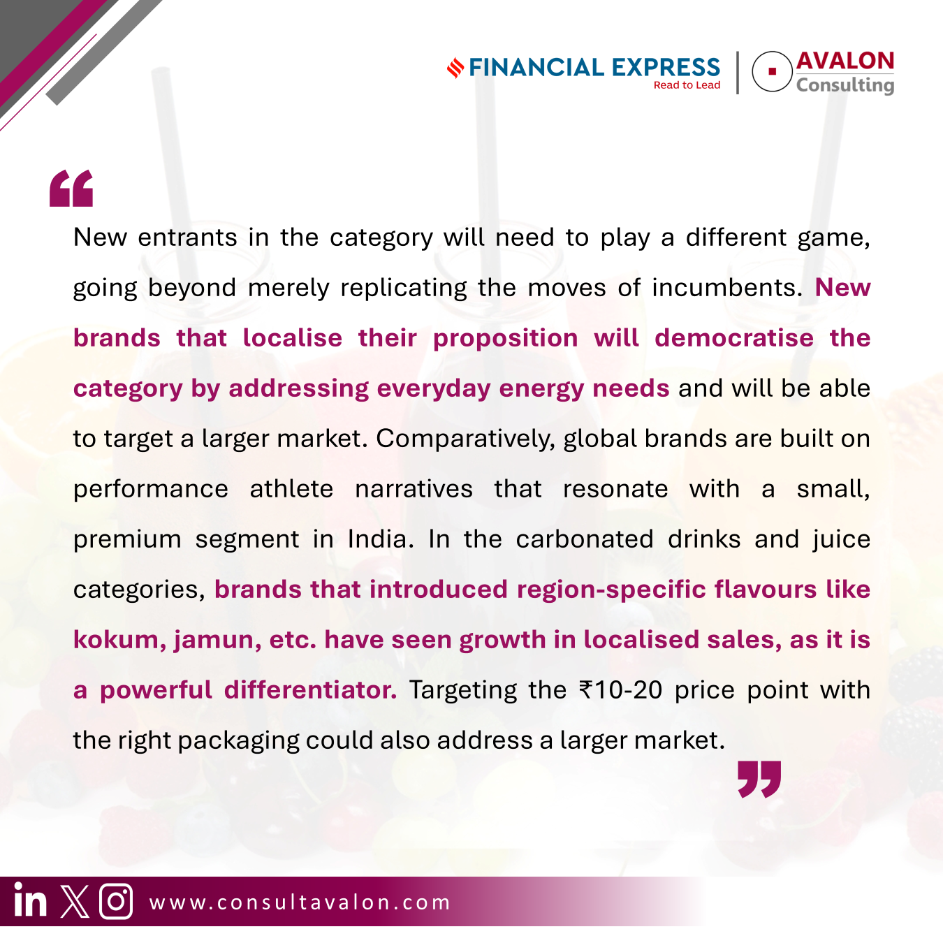 Indian beverage industry's next big bet: Health, hydration, and homegrown flavours 