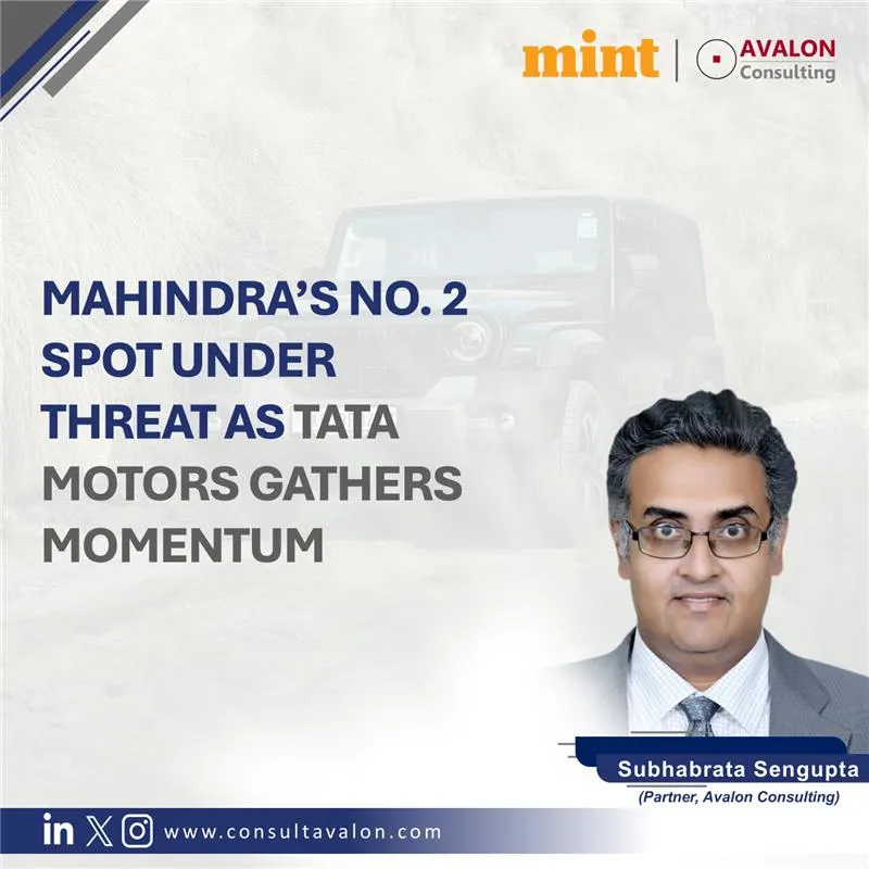 Mahindra's no. 2 spot under threat as Tata Motors gathers momentum