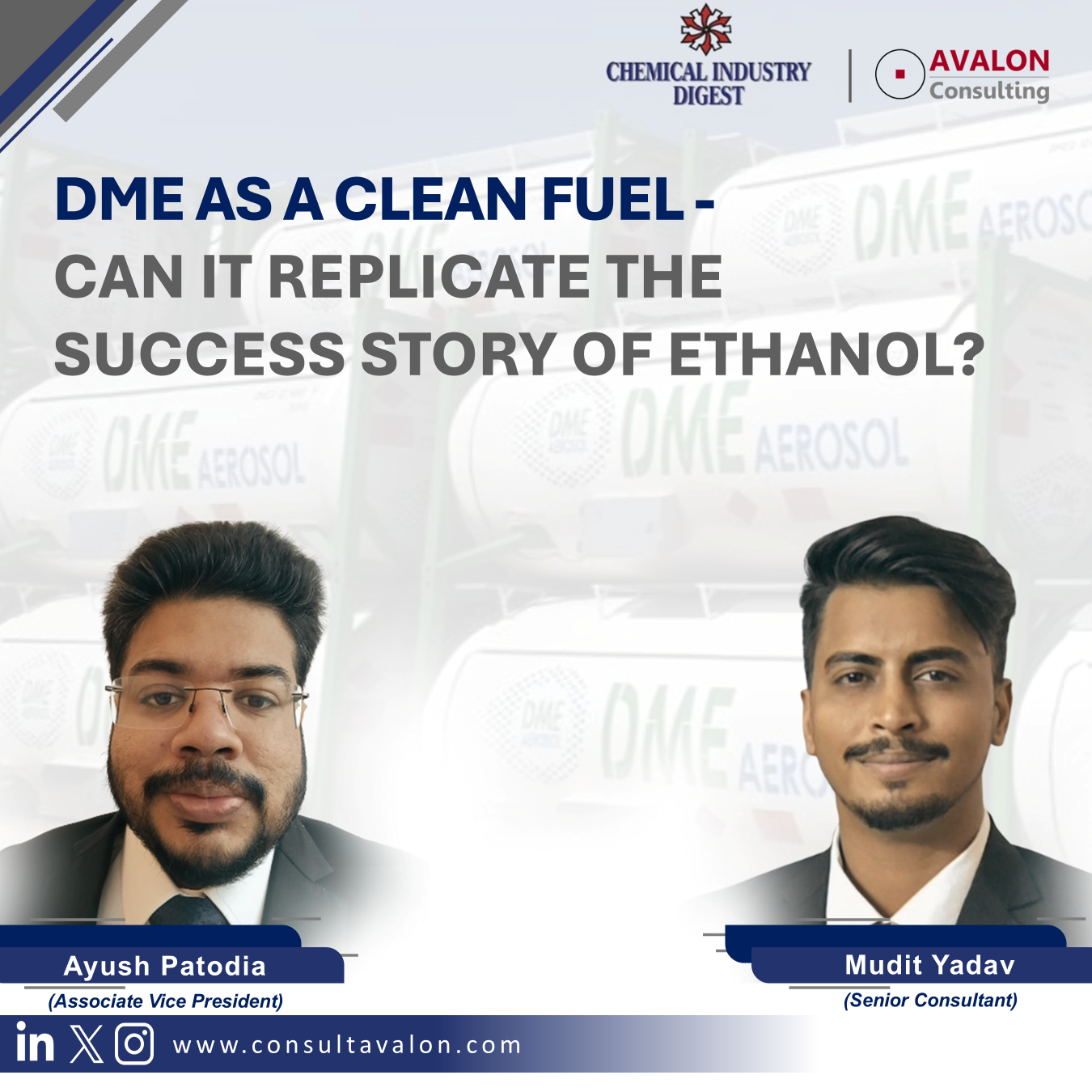 DME as a clean fuel - Can it replicate the success story of Ethanol?
