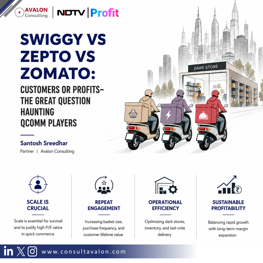 Swiggy Vs Zepto Vs Zomato: Customers Or Profits — The Great Question Haunting Qcomm Players