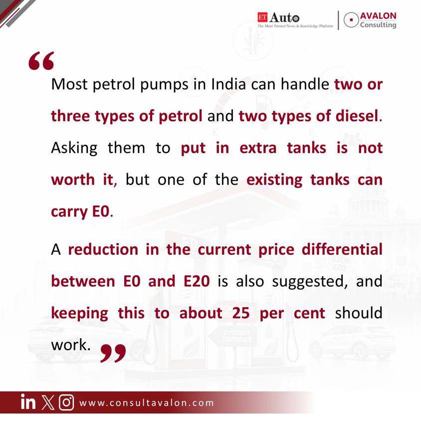As E20 backlash grows, wider E0 availability may calm consumer outrage