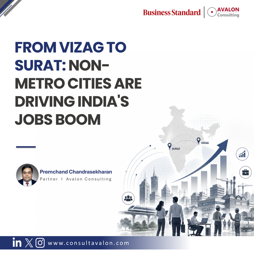 Non-metro cities are driving India's jobs boom