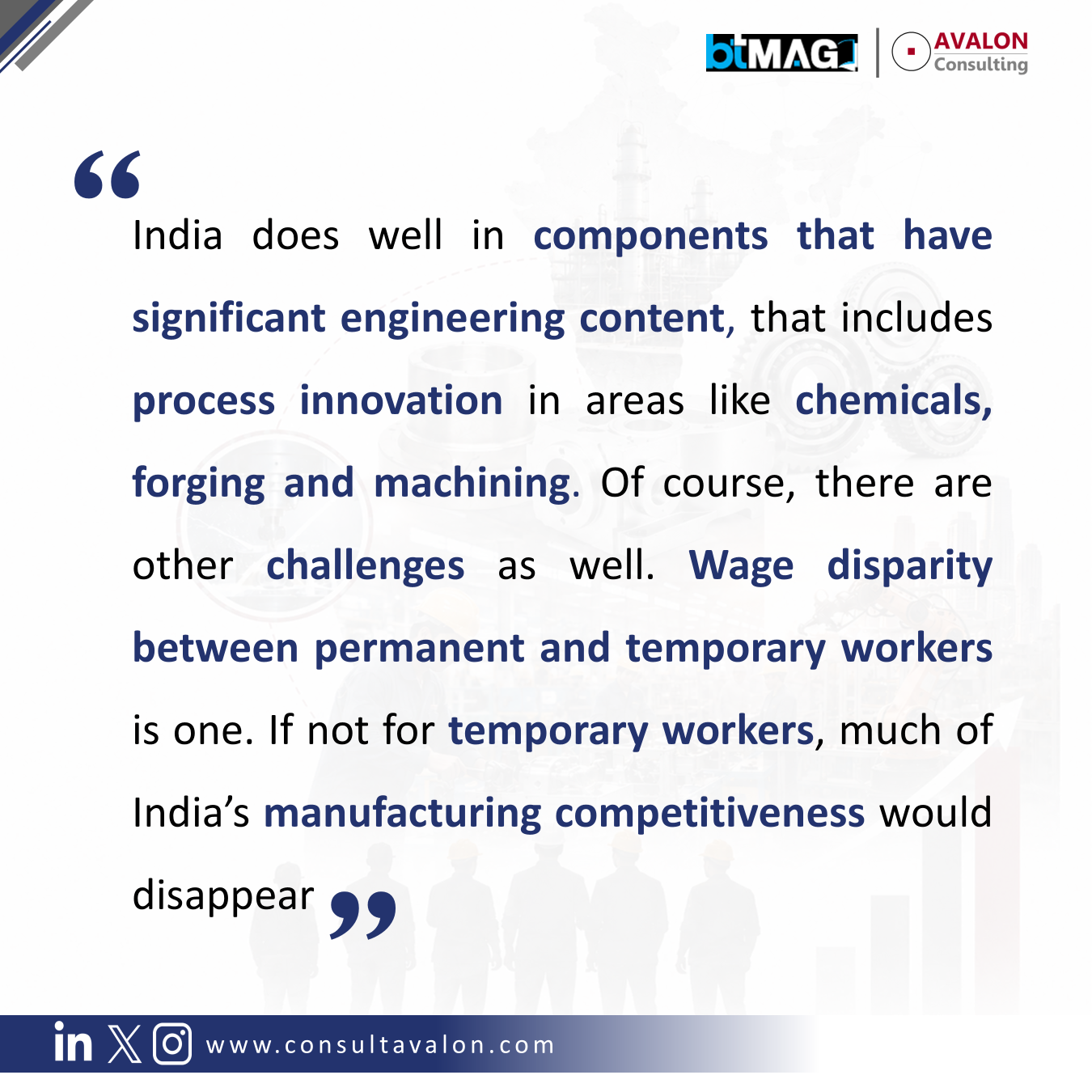 Why Indian manufacturing must build a distinct advantage